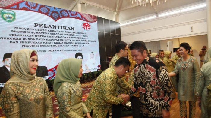 Dekranasda dan Bunda PAUD 17 Kabupaten/kota di Sumsel Resmi Dikukuhkan